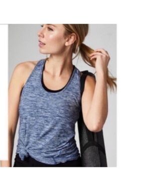 🌊 32 Degrees Women’s Cool Blue Racerback Tank Top Size Large 💙